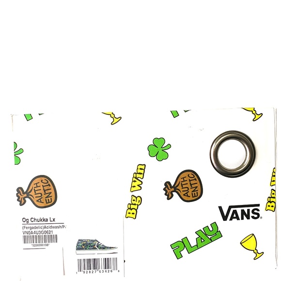 VANS Fergadelic x OG Chukka LX Shoes Men Canvas Acid Wash Sneakers VN0A4U3G0621 - Picture 7 of 8